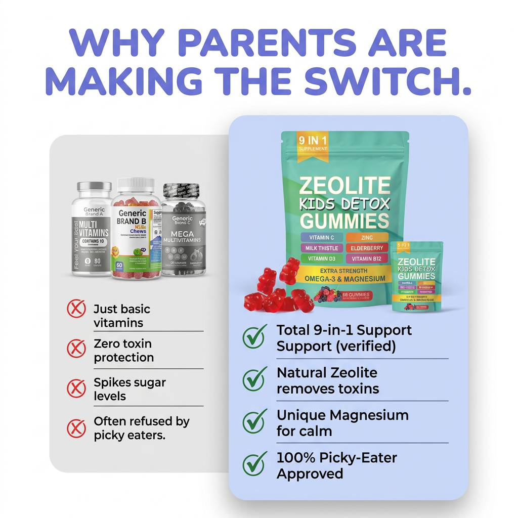 TinyDetox™ — Kids Detox & Multivitamin Gummies