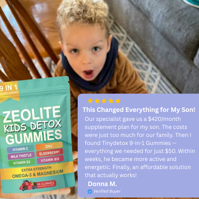TinyDetox™ — Kids Detox & Multivitamin Gummies