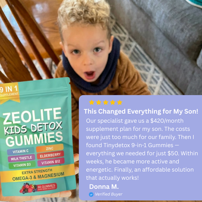 TinyDetox™ — Kids Detox & Multivitamin Gummies